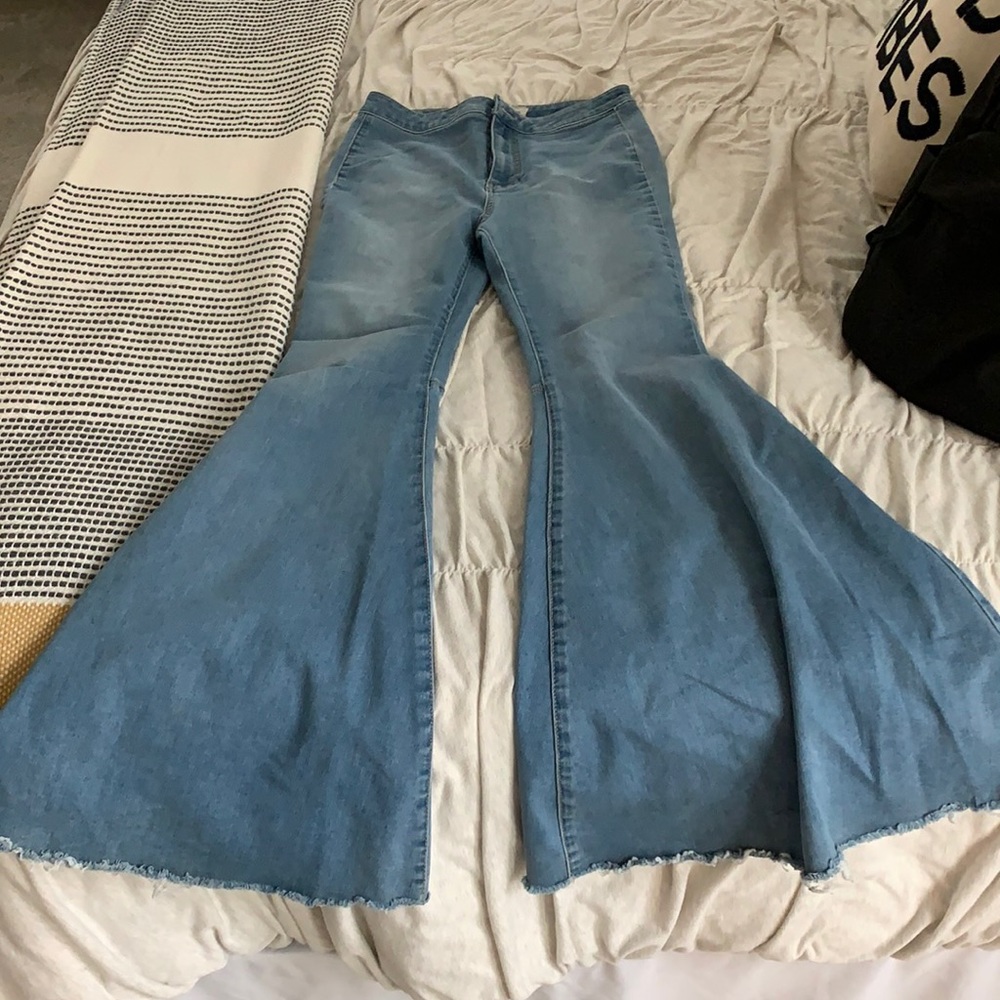 Free People just float on jeans
